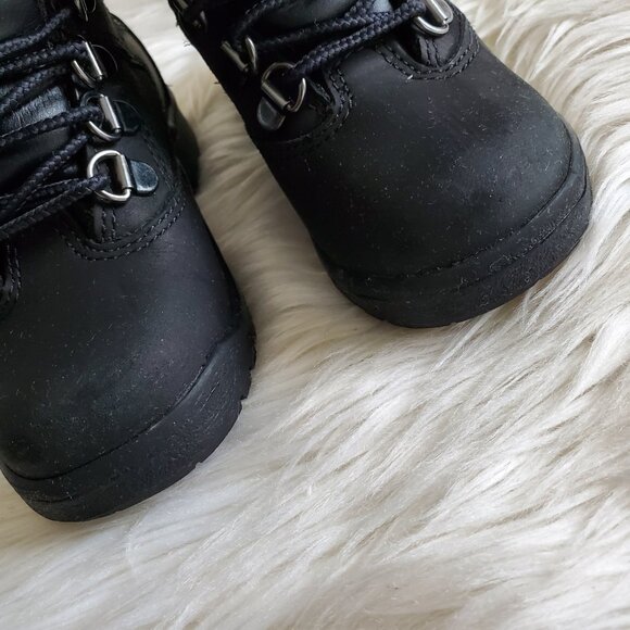 Timberland Black Toddler Waterproof Cushioned Field Boot SZ 9 - Picture 7 of 11